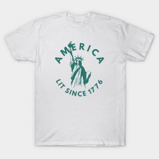 The Lit Lady Liberty T-Shirt